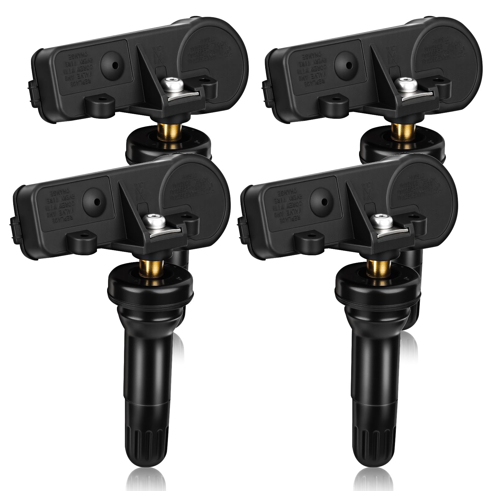 Photo 1 of 4PCS TPMS Sensor for Ford Tire Pressure Sensor 315MHz for Ford F150 F250 F350 Explorer Focus Fusion Lincoln MKT Tire Pressure Monitoring Sensor Replaces DE8T-1A180-AA, DE8T-1A150-AA,9L3T-1A180-BB