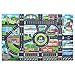 BLUECELL Non-Woven Fabrics Traffic Sign Street City Fun Play Map for Kids 33 x 23 Inches
