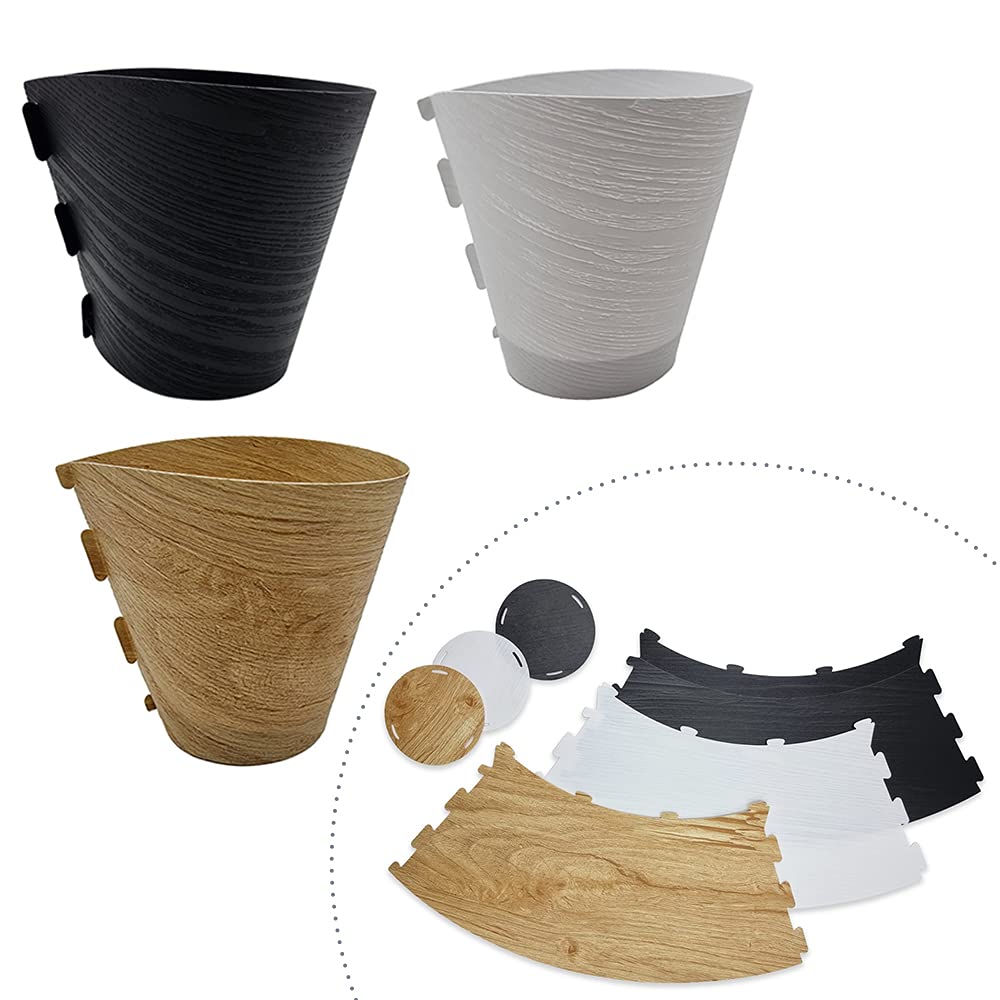schone Flower Pot Sleeves - 3 Assorted Colours - Self Assembling Covers to Decorate Your Pots - Makes Your Pot Look New Each Time - Ideal for Potted Plants