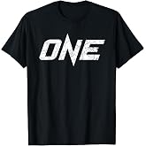 ONE Championship Official Cracked Logo T-Shirt - Men's Black Martial Arts T-Shirt - Small - Short Sleeve - Crew Neck - Classic Fit - Stretchable - Logo Design