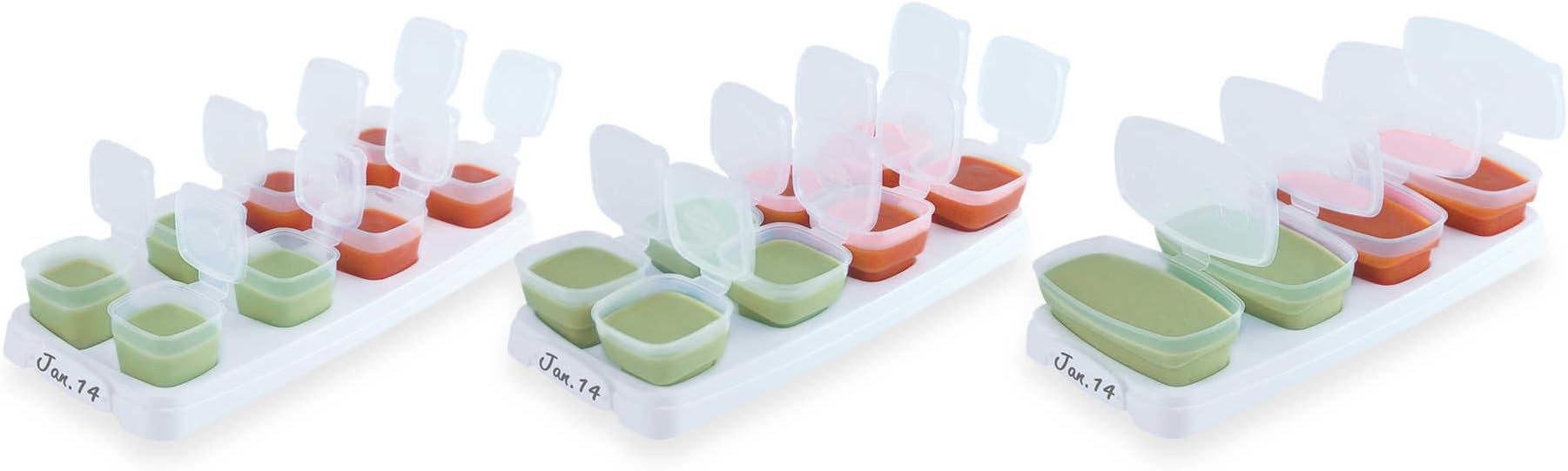 Baby Cubes 1 oz. Baby Food Storage Containers (Set of 8)