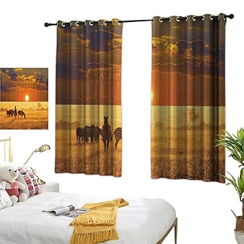 Amazon Com Warm Family Double Curtain Rod African Decorations