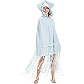 YUTCOTC Unisex Squid Costume Hooded Cape Squid Cosplay Hooded Christmas Costumes Party Cape