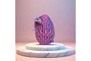 CRIEBEO Dragon Eggs,3D Dragon Eggs with Dragon Inside,3D Printed Dragon Egg,Mystery Dragon Egg Gifts for Easter Basket Stuffers