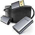 Unitek USB 3.0 Active Extension Cable, 32 Feet Extender Cord for Oculus Rift, Xbox Kinect, Playstation, Webcam with 5V2A Powe