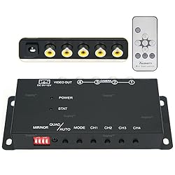 Toughsty™ 4Ch Mini Color Video Quad Splitter