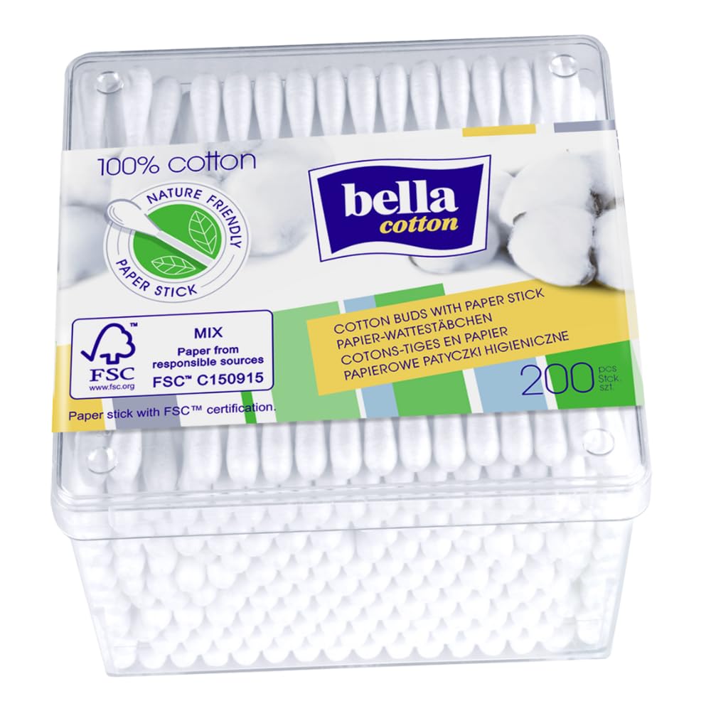 Bella Cotton Buds (Box of 200 Pieces)