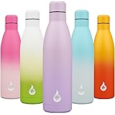 BJPKPK 25oz Insulated Stainless Steel Water Bottles Reusable Metal Travel Sports Water Bottle Keep Cold and Hot,Dreamy Purple
