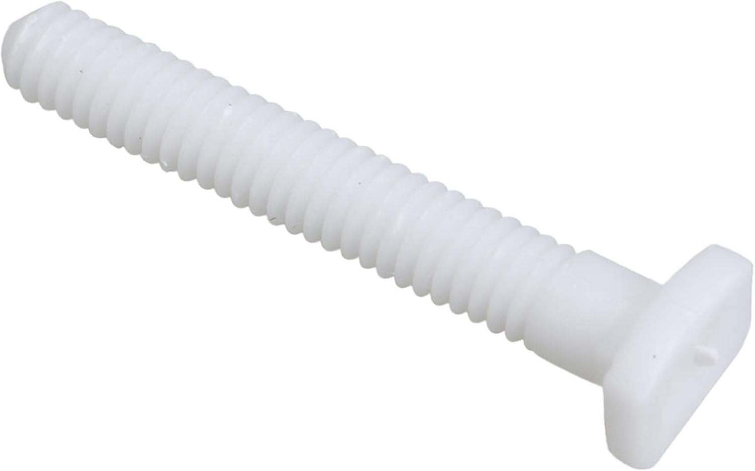 Mxfans A Set Rectangular Shaped Toilet Seat Hinge Bolts Nuts Repair Tool White, M6 - Image 3