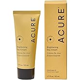 Acure Brightening Day Cream - Cica Cream, Anti Aging Moisturizer to Brighten for Women & Men, Facial Lotion, Skincare with Argan Oil to Replenish, Tone Dry Skin & Hydrate, Cruelty Free - 1.7 fl oz
