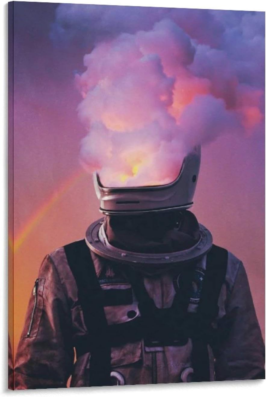 Burning Bright surrealism Poster Canvas Wall Art Picture Print Family