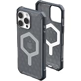 UAG Essential Armor for iPhone 16 Pro Max Case, MagSafe Compatible, Ash | Thin, Ergonomic, Corner Protection, Anti-Slip Grip, Shock Absorption, Raised Screen &amp; Camera Edges, 15ft Drop Protection