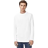Allsaints Mens Nero Long Sleeve Crew Neck Shirt