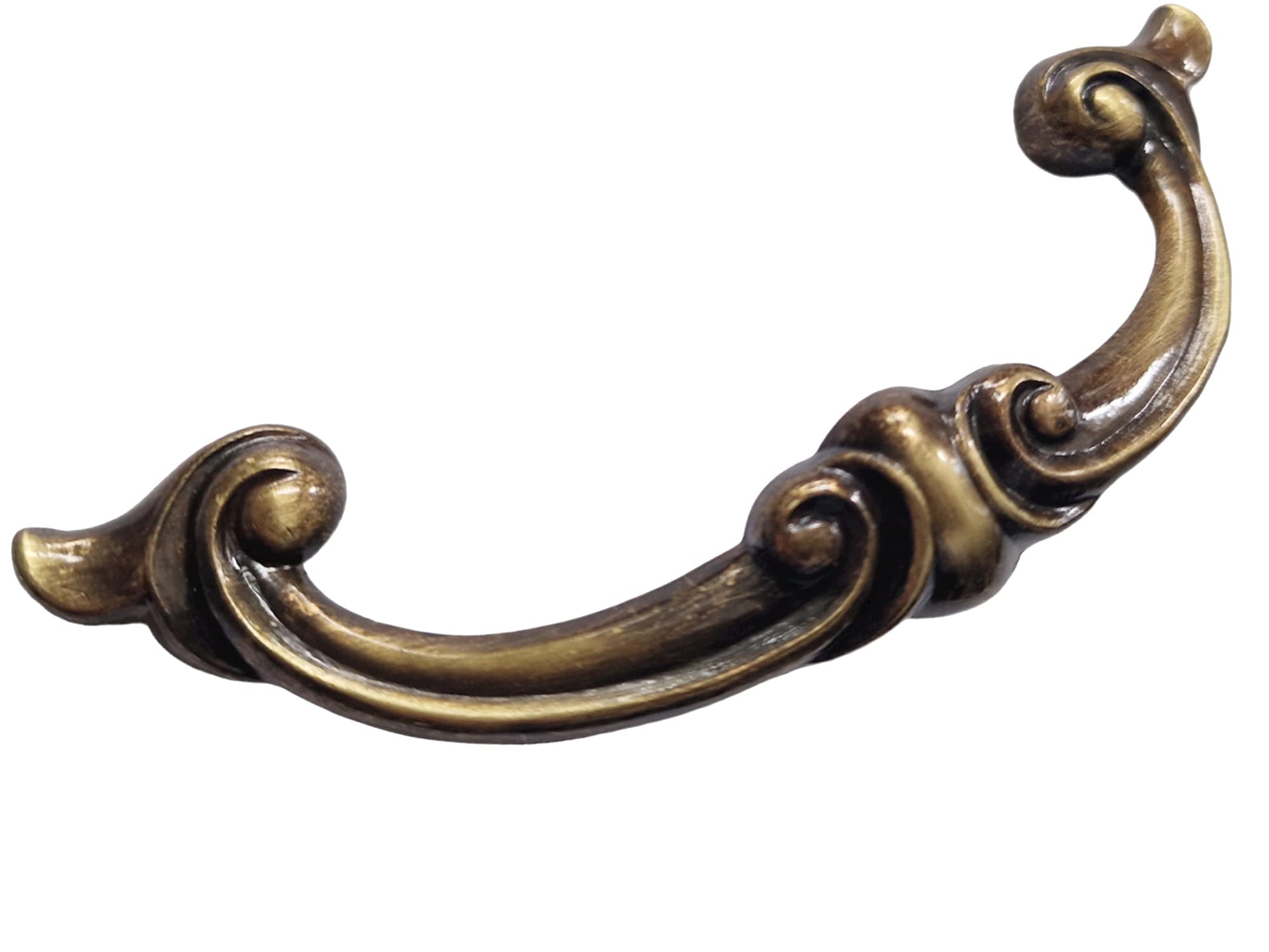 Universal Hardware Brass Drawer Handle Solid Vintage Cabinet Furniture Handles Aged Brass 457B-96