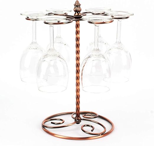 Amazon Com Countertop Stemware Holder And Wine Glass Drying Rack