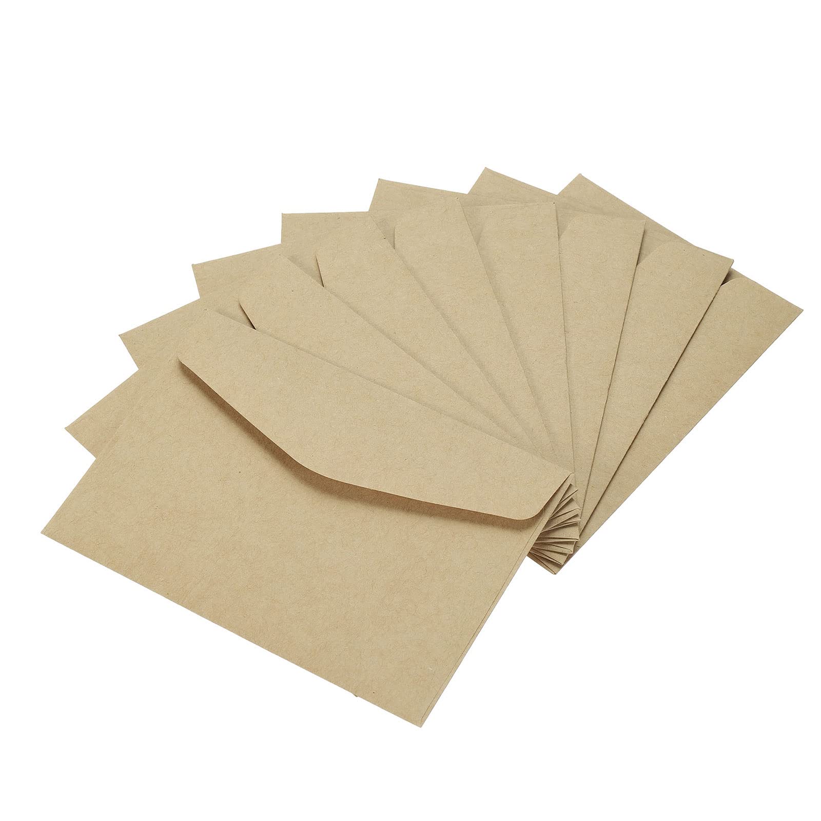 YOKIVE 60 Pack Gift Card Envelopes, Business Greeting Note | Small Item Holder Envelope, Great for Invitations Weddings(Brown)