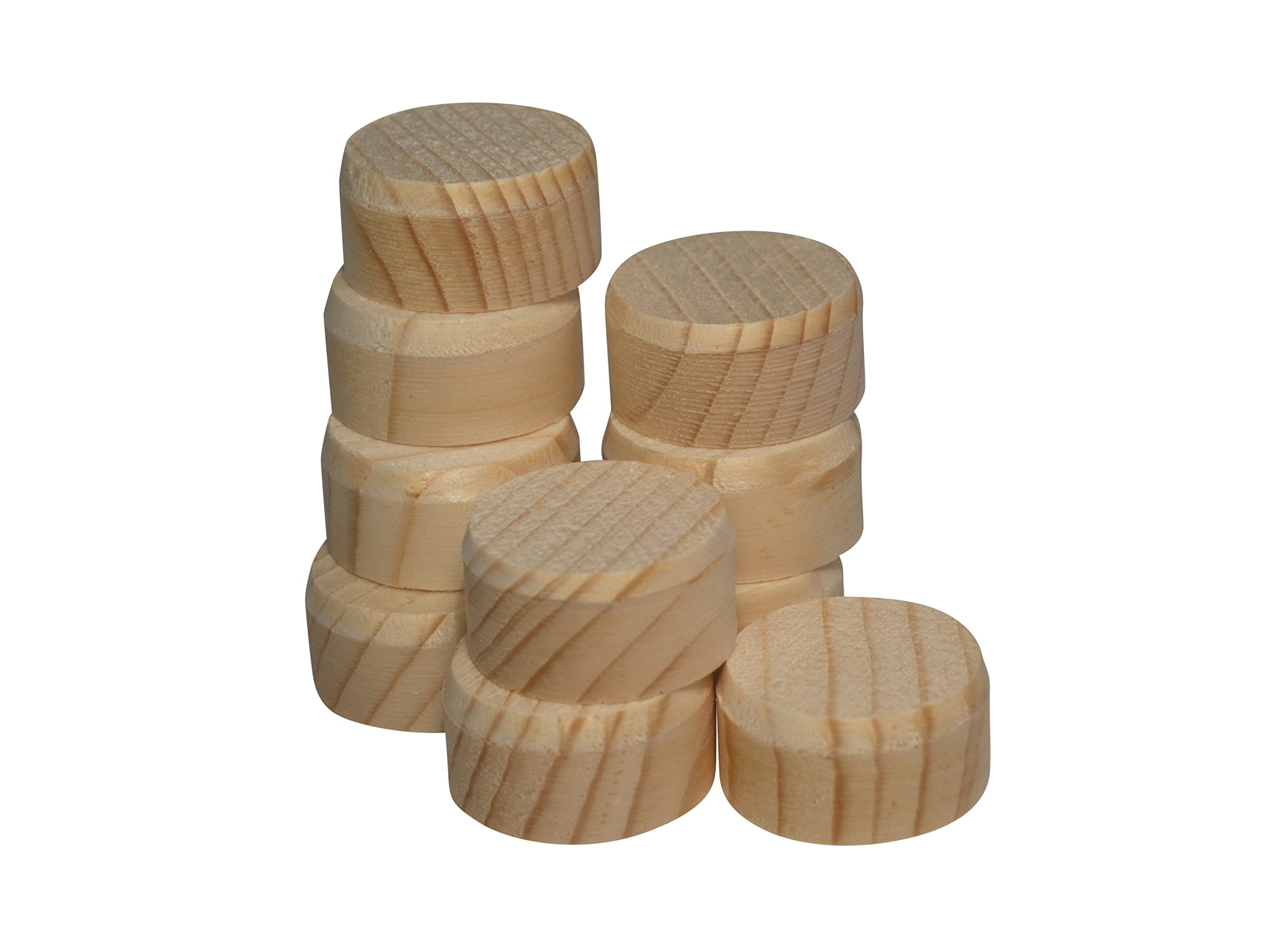 JOWE Cross Grain Plug 25mm in Pine | 75 pcs chamfered Plugs 25mm