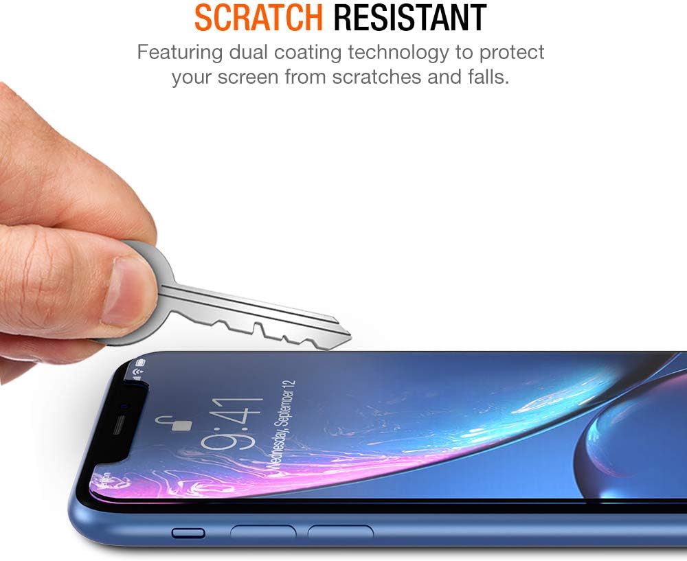 Trianium 3 Pack Glass Protector Compatible with iPhone 11 Screen Protector, iPhone XR Screen Protector Tempered Glass Film [6.1 Inch] HD Clarity 0.25mm with Installation Alignment Case Tray (3-Pack)