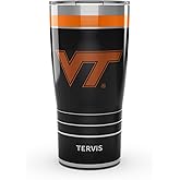 Tervis Traveler Virginia Tech Hokies - Night Game Triple Insulated Tumbler Travel Cup Keeps Drinks Cold & Hot, 20oz, Stainless Steel
