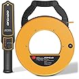 GOYOJO Pipeline Blockage Detector Locator, 30M Electromagnetic Induction Pipe Locator for Metal &PVC Pipes, 50 Cm Penetration Depth,&Accessories for Acc urate Detection, Includes Transmitter, Receiver