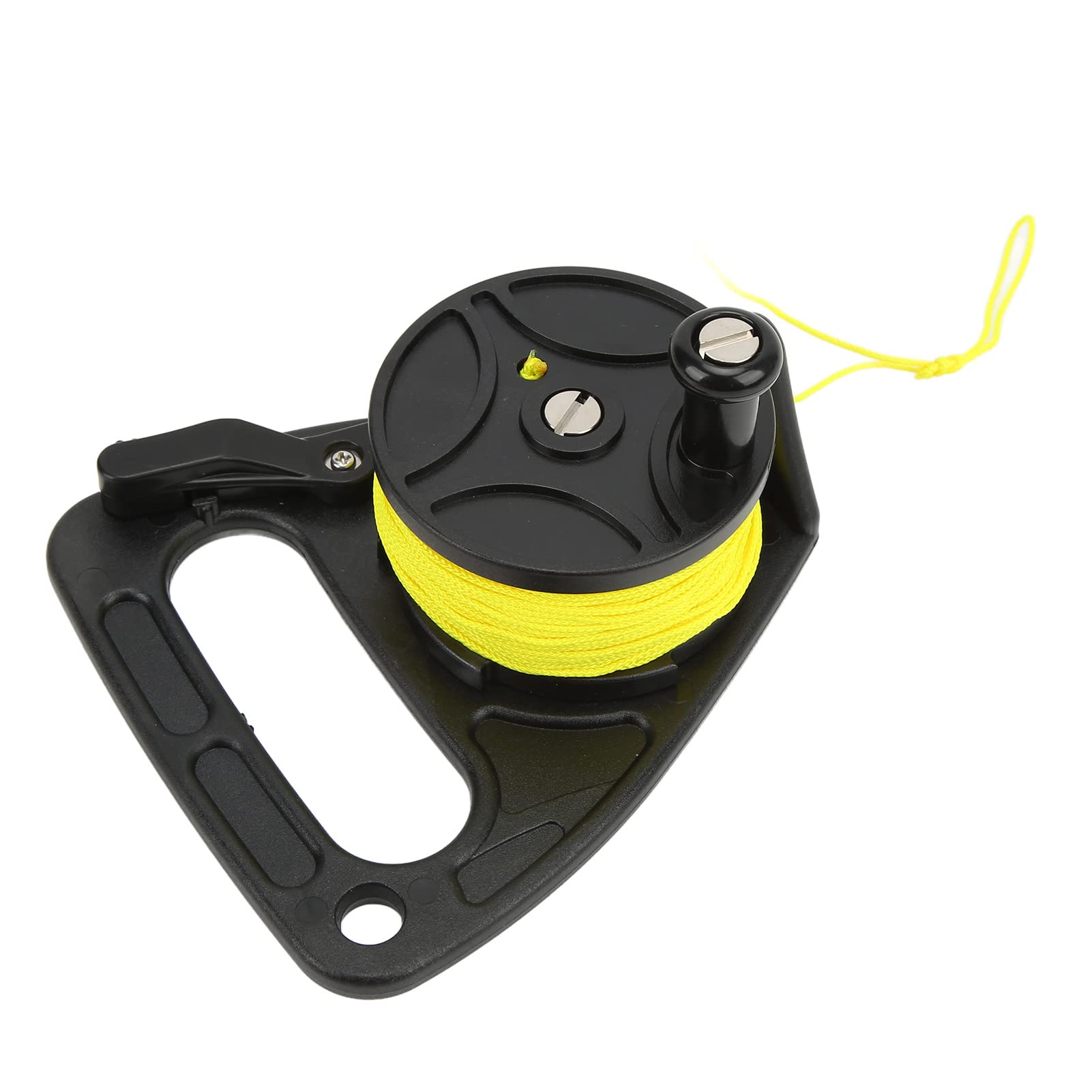 Folanda Dive Reel with Thumb Stopper, Portable Scuba Diving Reel Kayak Anchor 150ft, Multi Purpose Dive Reel, for Cave and Wreck Exploration/Recreational Diving/Spear Fishing, with Stop Switch(#1)