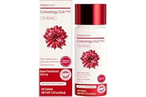 FOODOLOGY Coleology Cut PRO (30Days) - Support Weight Loss and Burn Calories for a Balanced Diet and Regular Activity, Nutrient Support, Green Tea Extract, Rhodiola Rosea, Korean Dietary Supplement