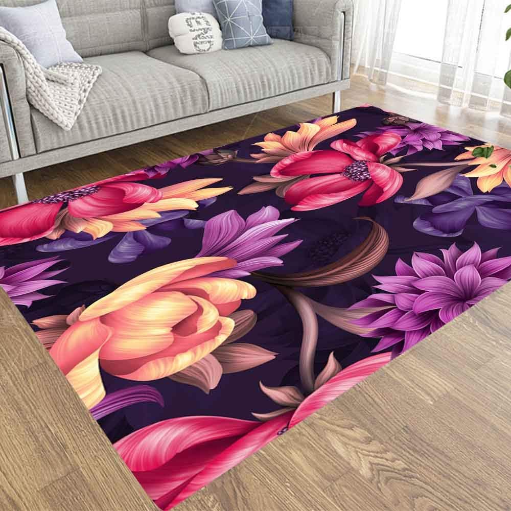 Colorful Area Rug, Musesh Area Rug Kids Area Rugs Soft Area