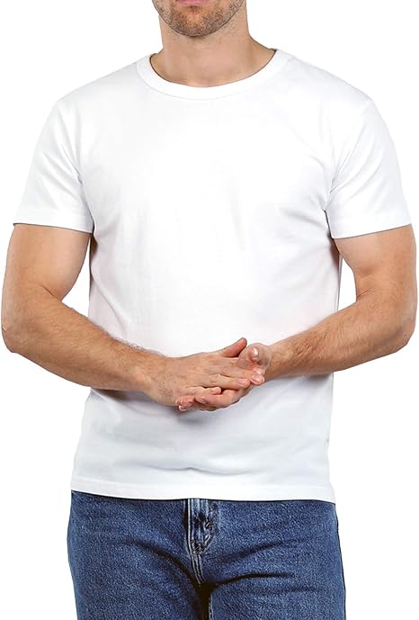 plain white t shirt muscle fit