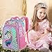 3PCS Rolling Backpack for Girls, 20