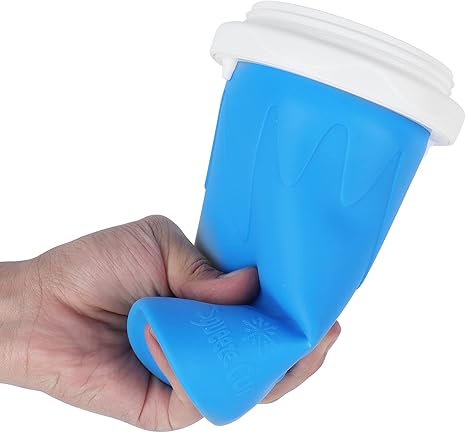 Amazon スムージーカップ スムージースクイーズカップ ボバカップ スムージーピンチカップ 再利用可能 400ml 洗える コーヒーショップ ミルクティー 家庭用 Blue 歯磨きコップ ホーム キッチン オンライン通販