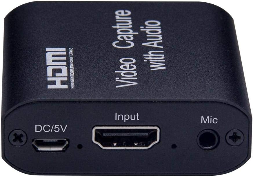 talogca HDMI Game Capture Card, Portable 1080P HD Video Recorder Device