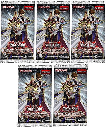YuGiOh Lot of 5 Battle City Duelist Packs Booster Packs [Sealed]