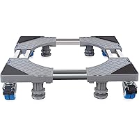 Universal Mobile Base Fridge Stand Multi-Functional Furniture Dolly Roller Base Movable Adjustable Base for Dryer…