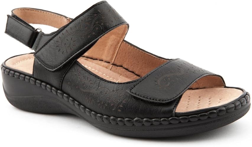 amazon wide fit wedge sandals