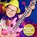 Novelty Place 12Pcs Inflatable Guitar for Kids - 35In Blow Up Electric Guitars Assorted Colors, Waterproof Inflatable Rock Star Guitar Toy for 80s 90s Musical Concert Themed Party Favor