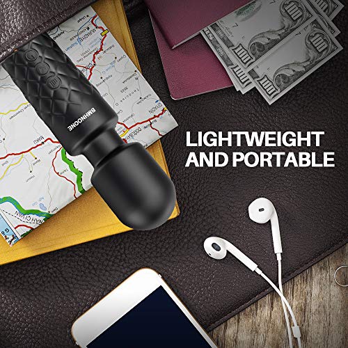 Upgrade Wand Massager,Handheld Cordless Rechargeable Wand Massager with 8 Powerful Speeds and 20 Modes,Waterproof Handheld Personal Powerful Wand Massager for Back Neck Shoulder Legs - Thumbnail 6