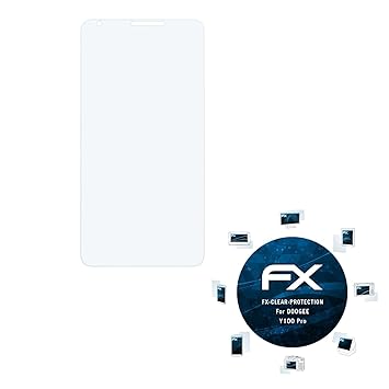 atFolix Schutzfolie kompatibel mit DOOGEE Y100 Pro Folie, ultraklare FX Displayschutzfolie (3X)