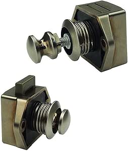 Cierre para armario, sin llave, botón de presión, traje para yates RV