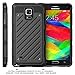 Samsung Galaxy Note 4 Case, SUPCASE Dual Layer Hybrid Galaxy Note 4 Case Unicorn Beetle S Series Slim Armored Protective Bumper Case (Black/Black), Soft TPU + Hard Shell