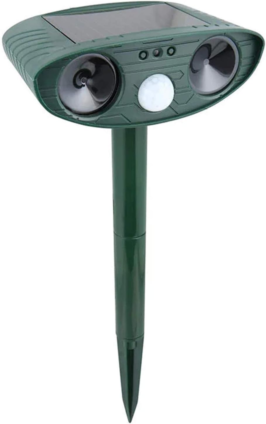 kaforto Ultrasonic Animal Repeller Solar Powered Cat Repeller with Motion Sensor Waterproof Outdoor Yard Garden Farm Get Rid of Squirrels Cats Dogs Mouse Foxes Skunk Rod