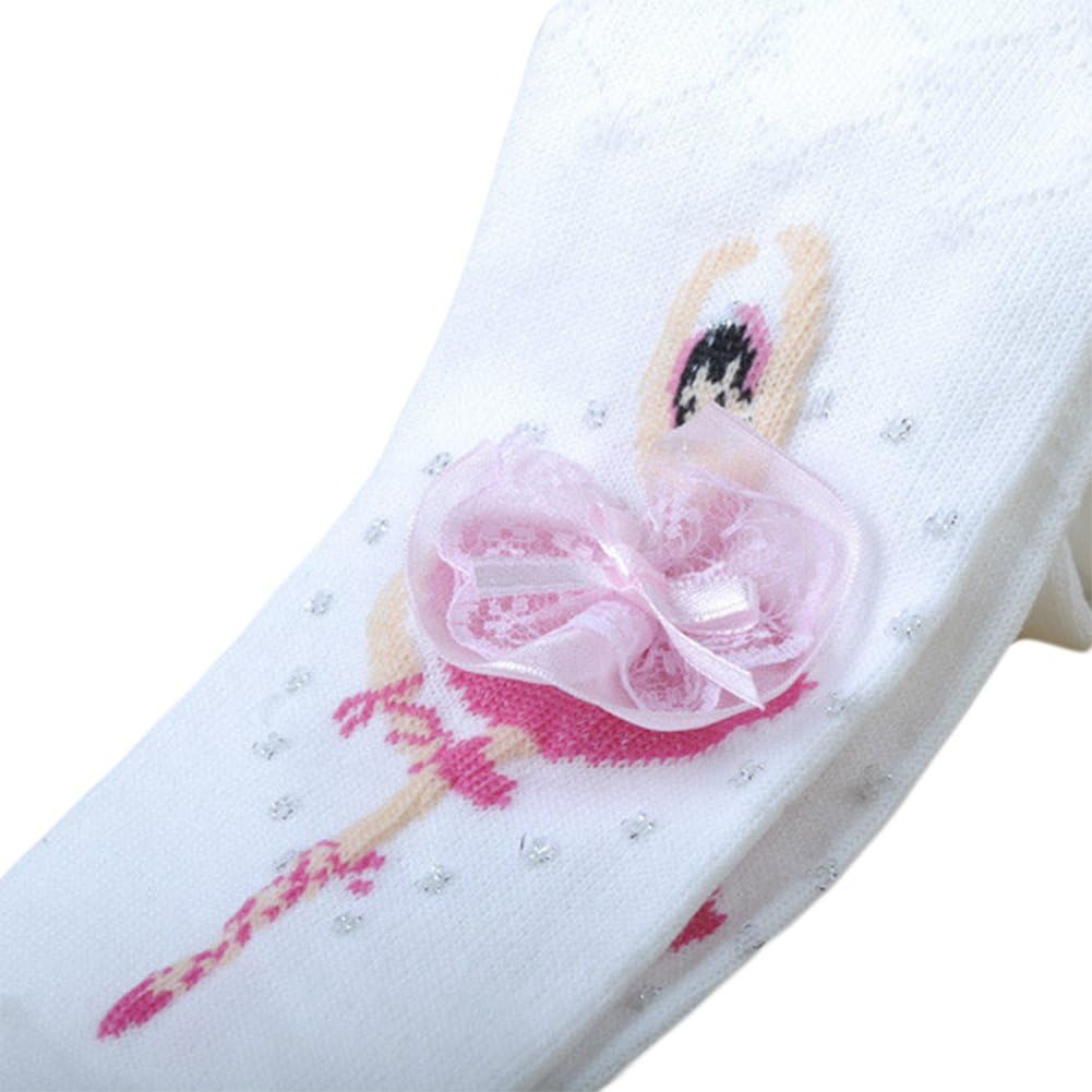 Taiycyxgan Girls Cotton Leggings 1-10T Ballet Tights Stocking Panties Socks 3 Pack: Clothing