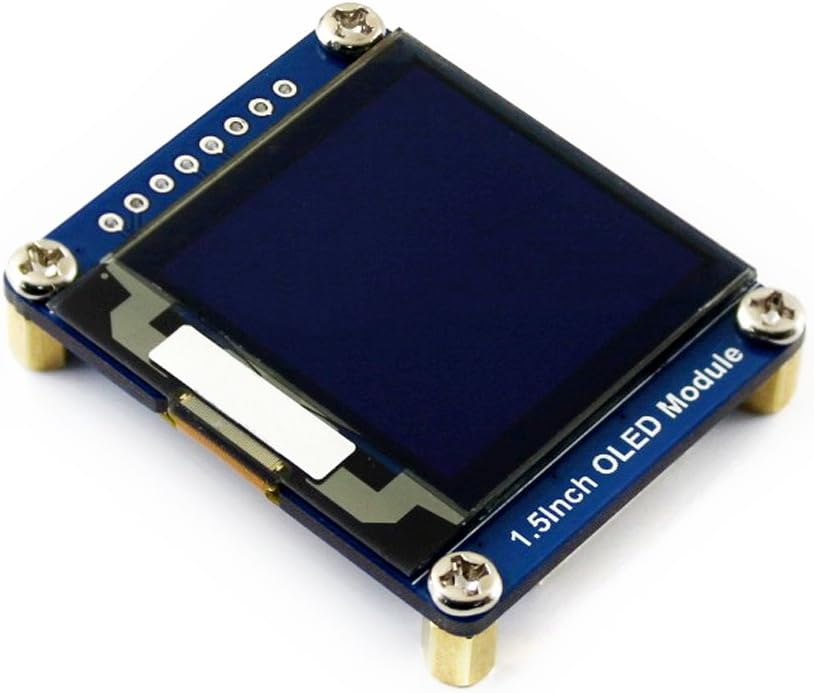 Waveshare 1.5inch OLED Display Module 128x128 Pixels 16-bit Grey Level with Embedded Controller Communicating via SPI or I2C Interface - Image 3
