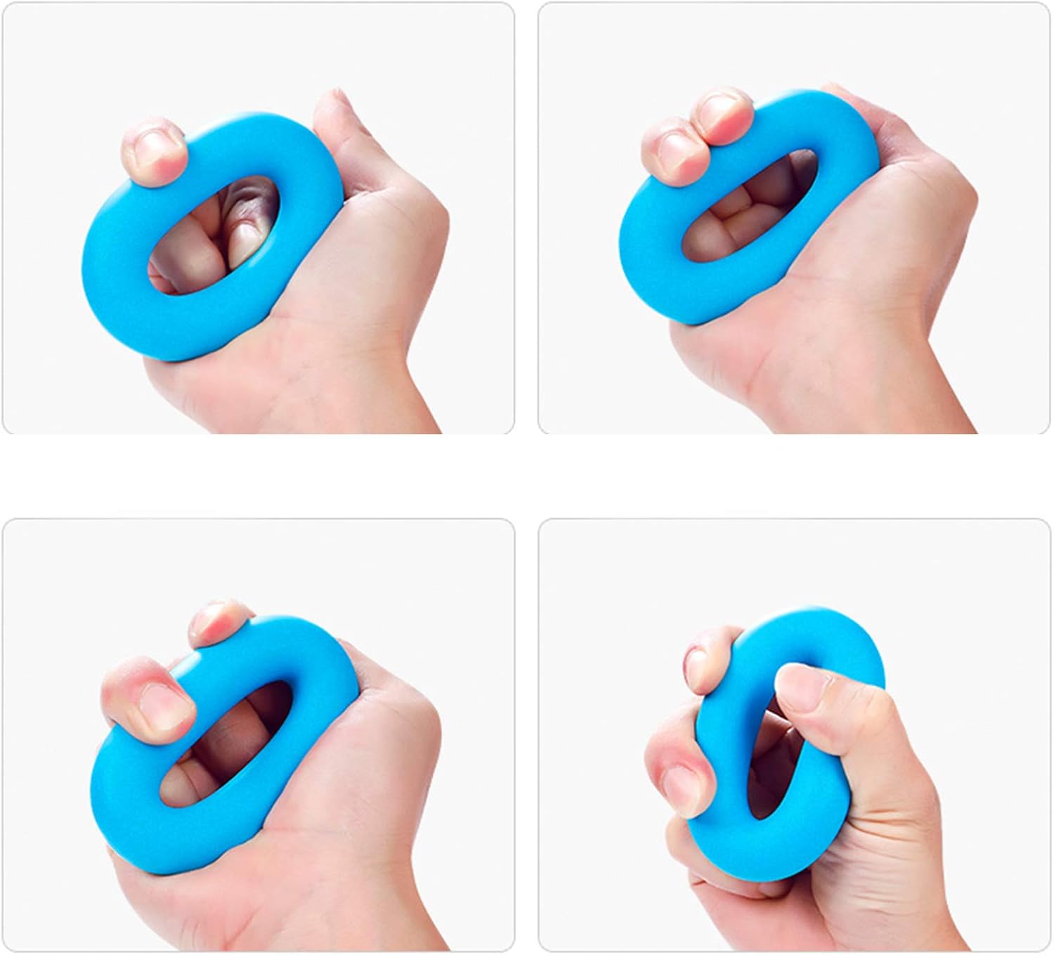 6 PCS Hand Grip Strengthener,Finger Exerciser Set , Grip Strength Trainer,Finger Exerciser Resistance Bands,Relieve Wrist Pain, Carpal Tunnel Relief,Forearm Grip Workout: Sports & Outdoors