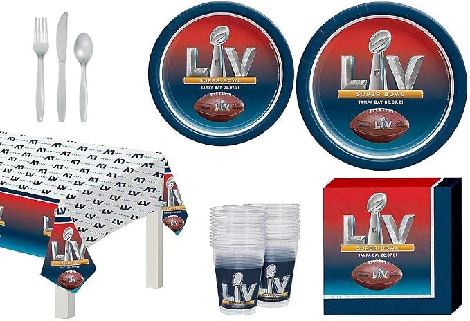 Super Bowl 55 LV 2021 NFL Party Supplies