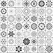 SUBANG 50 Pack Mandala Dot Painting Templates Stencils for Painting on Wood, Fabic, Glass, Metal and Walls Art (3.5x3.5inch)