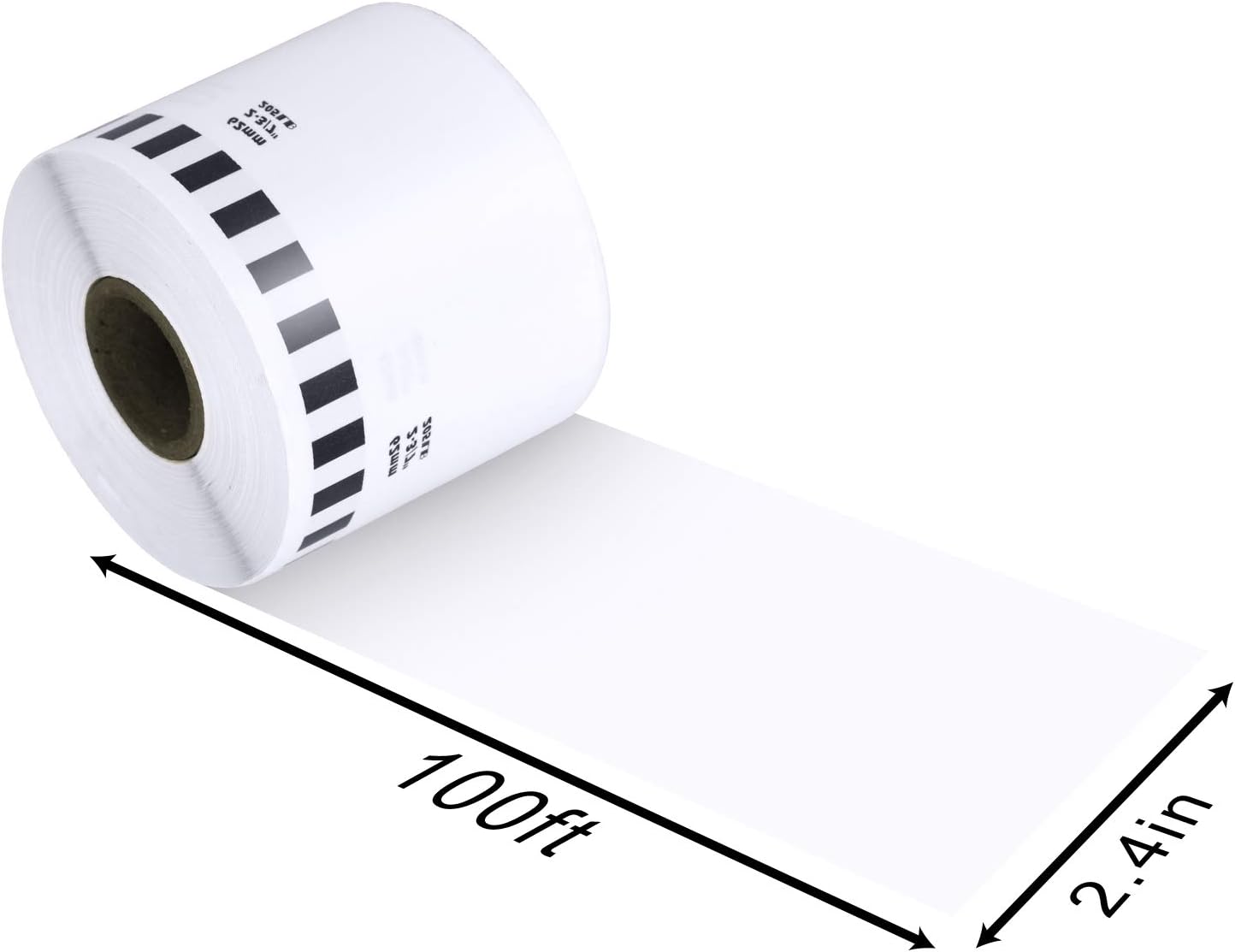Batrical Continous-Form Labels 2 Rolls(2.4 Inch X100ft) : Office Products