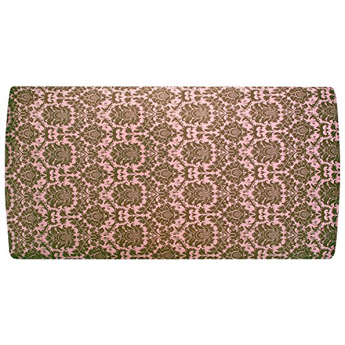 My Blankee Damask Minky Crib Sheet, Blush, 28" x 52" x 9"