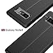 BAISRKE Galaxy Note 8 Case, Slim Fit Soft Silicon Shockproof Luxury Imitation Leather Striae Design Protection Cover for Samsung Galaxy Note 8 [Black]