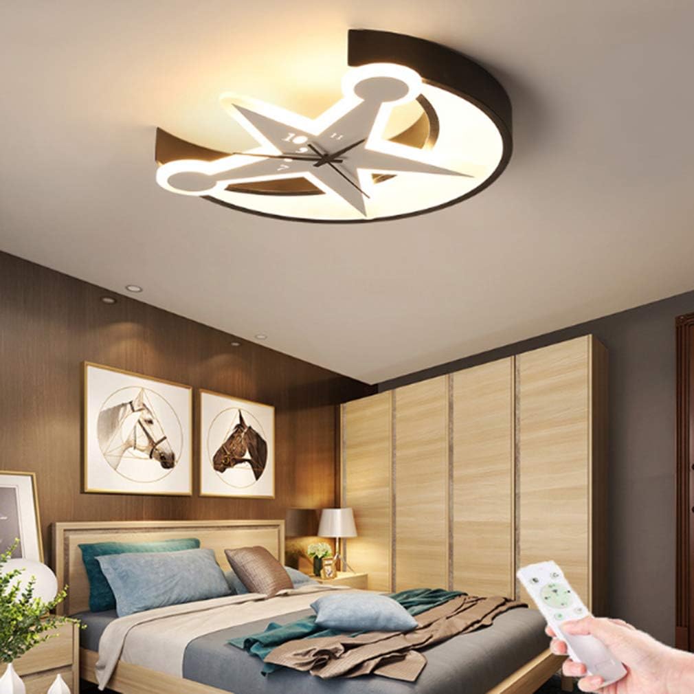 Pengrui Bedroom Ceiling Light,Modern LED Dimmable with