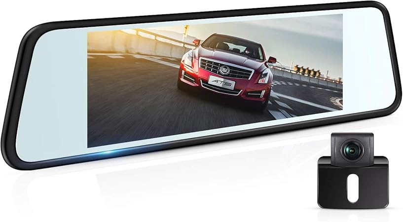 Amazon Auto Vox M8 ドライブレコーダー 前後カメラ ミラー型デジタルドラレコ 6 86インチタッチパネル1296p Fhd 高画質 駐車監視 動体検知搭載 175 防水広角バックカメラ 取り付け簡単 一年保証 日本語説明書 ドライブレコーダー本体 車 バイク